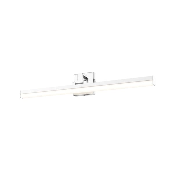 Liam Vanity, 1-Light, 32 In.W X 3 In.L X 5 In.H, Chrome /Frosted